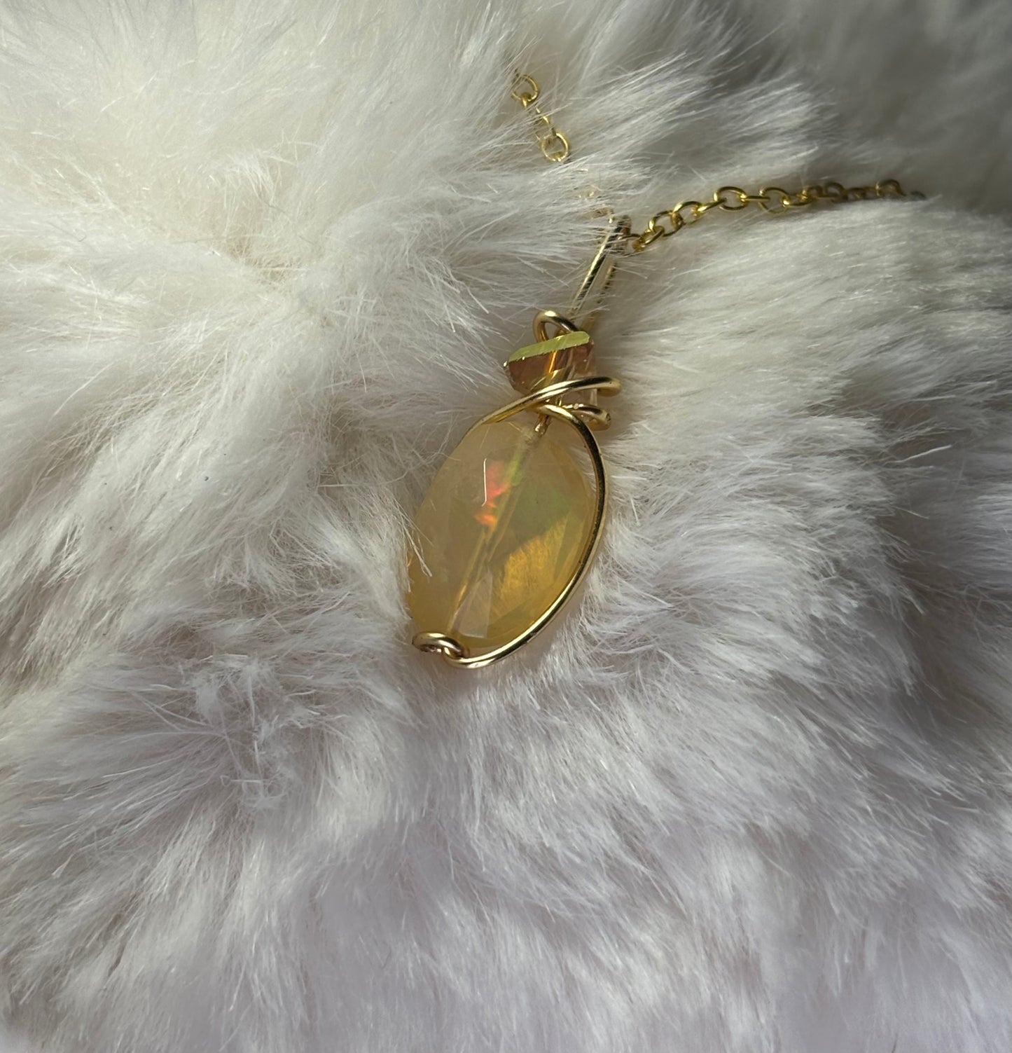 Star Fire: Opal Pendant