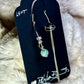 Quiet Within: Amazonite left silver Earcuff