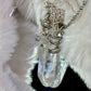 Crystal snake pendant: fearless strength