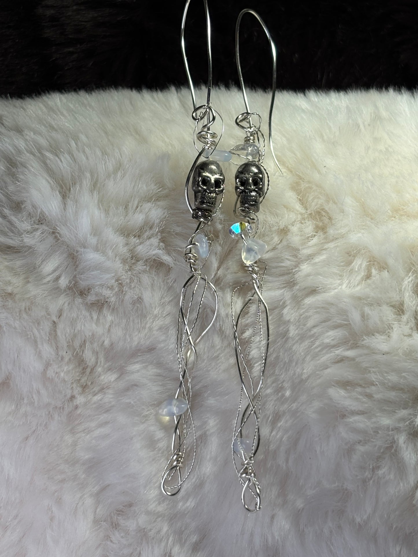 Pirate Love “The Storm, The Kiss, The Legend.”Moonstone Earrings : ‘Till death do we part’ series of The Johnny collection