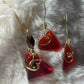 Fire drop: candy collection: pendant /earring /bracelet set