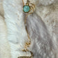 Breath of Peace — Golden Calm: Amazonite right Earcuff