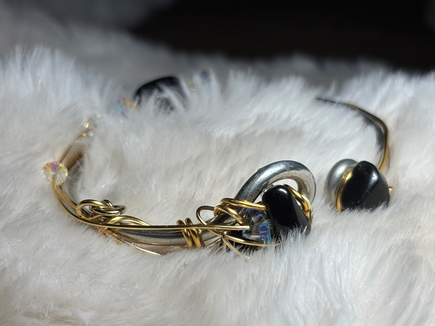 Black Onyx Bracelet: ￼Centered Awareness