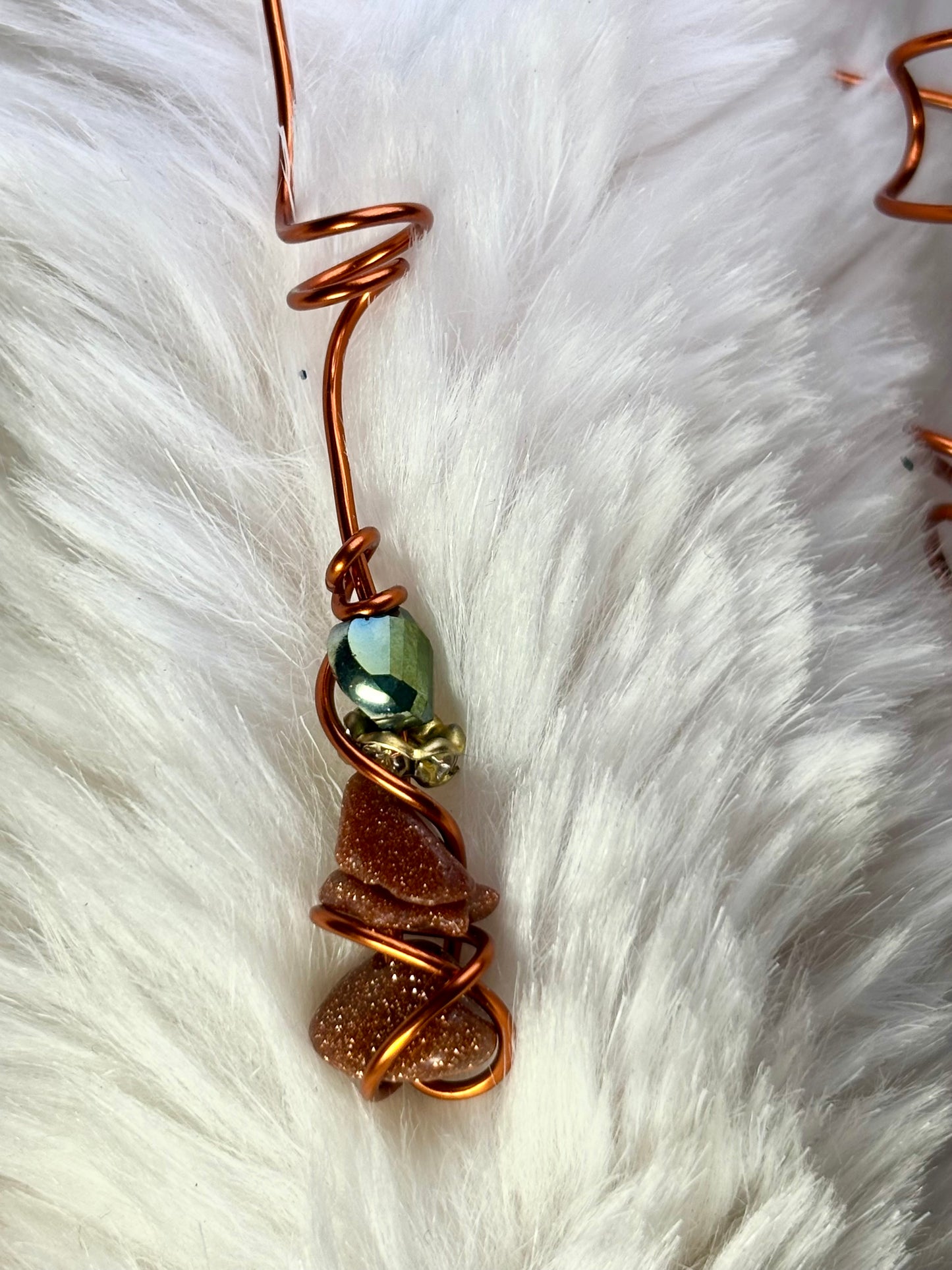 Inner fire: Goldstone left Earcuff ￼