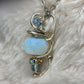 Quiet, kind of magic: moonstone pendant
