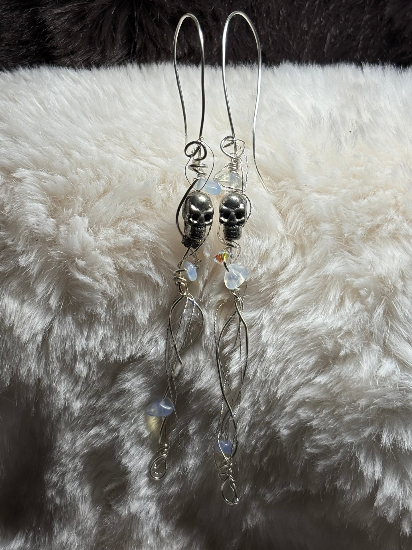 Pirate Love “The Storm, The Kiss, The Legend.”Moonstone Earrings : ‘Till death do we part’ series of The Johnny collection