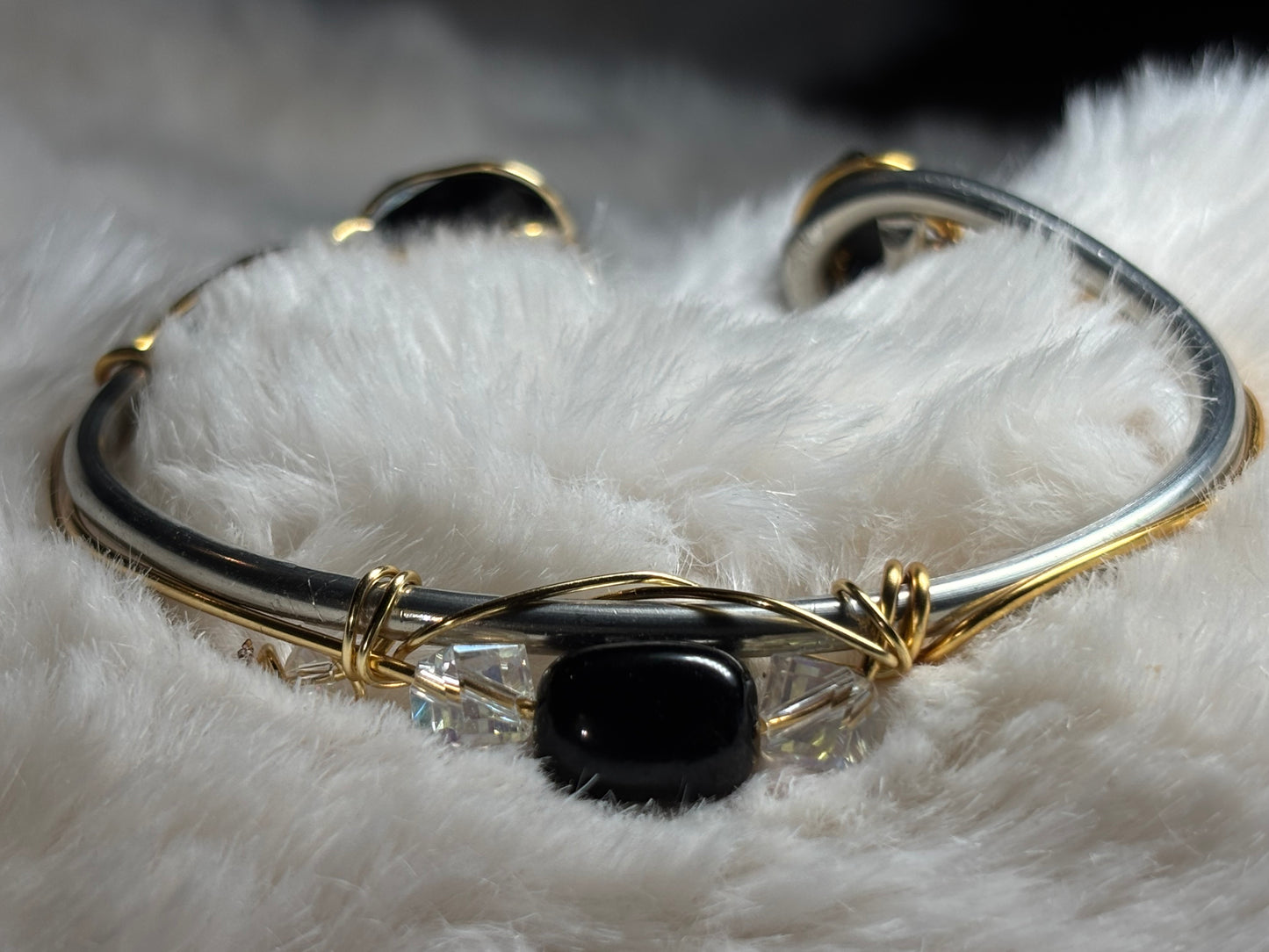 Black Onyx Bracelet: ￼Centered Awareness
