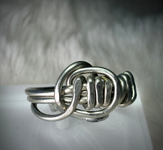 Silver ring: sailors oath-strength￼