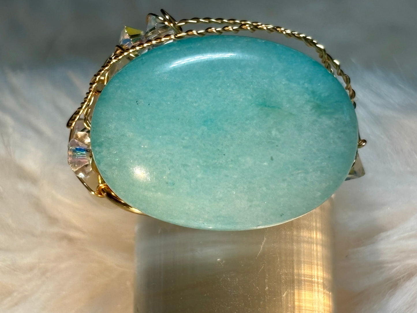 Larimar Ring: tranquil waters ￼