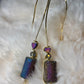 Cosmic Crush:  Druzy earrings