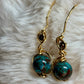 Andean turquoise: Earrings