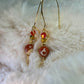 Hatchling of Fire: Red Creek Jasper earrings￼