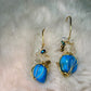 Sky Tide: Howlite Earrings, earring, and pendant set ￼