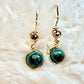 Andean turquoise: Earrings