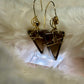 Candy Collection – Luminous Espresso Drops: Irradiated Crystal Earrings