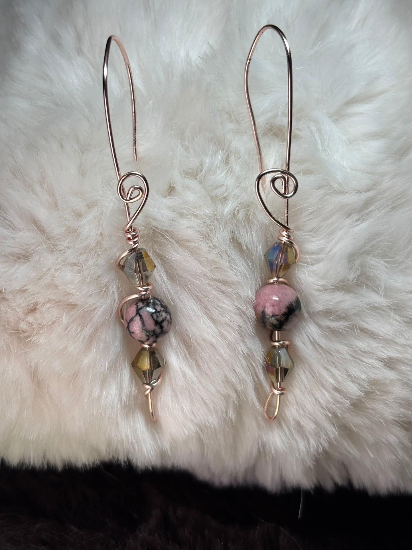 Rose of my soul: RHONDITE pendant (set available)