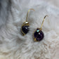 Midnight Crown: Amethyst Earring/Pendant set