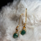 Evergreen Queen: Nephrite earring/pendant set