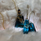 Candy Collection: Blue Hour Twighlight Drops irradiated crystal earring