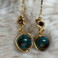 Andean turquoise: Earrings