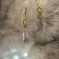 Starfall Icicle: Herkimer diamond earrings (set available)