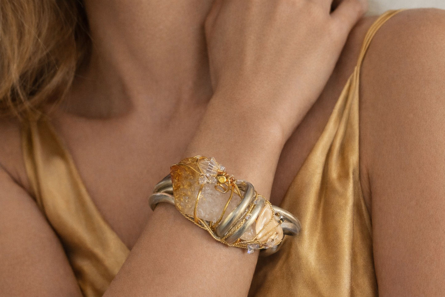Citrine bracelet: sunlight strength