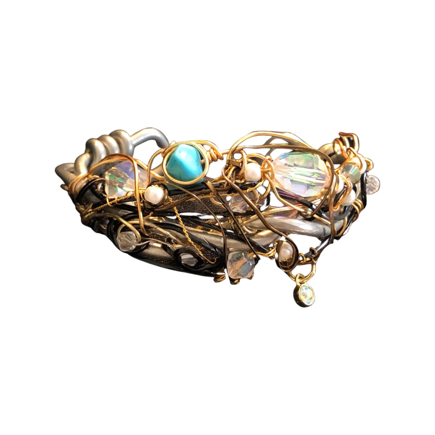 Crystal turquoise bracelet