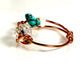 Turquoise morganite ring
